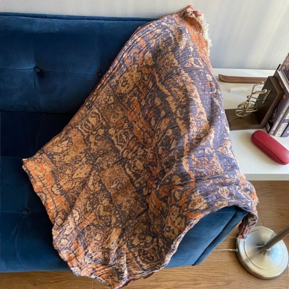 Zara Bedding Zara Home Accessories Indian Inspired Textured Fringe